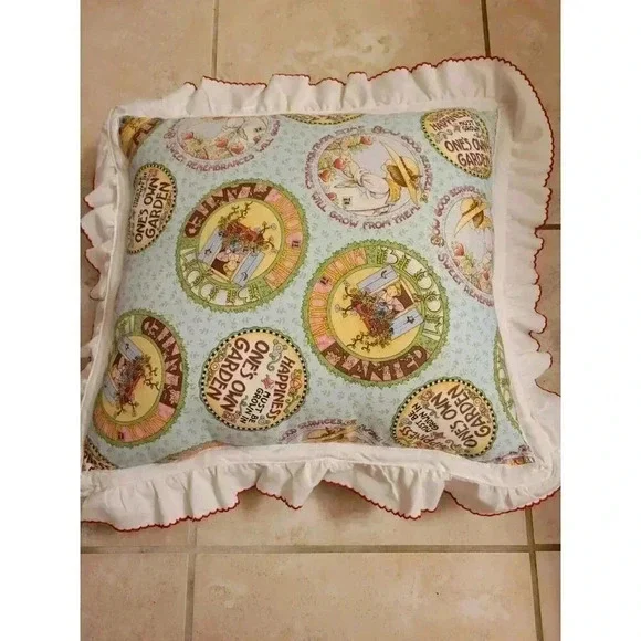 Handmade Mary Engelbreit Throw Toss Pillow - Picture 6 of 6